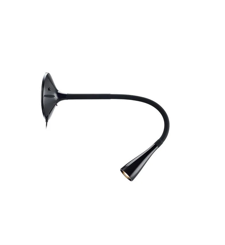 Wandleuchte SNAKE 1L LED 3000K Schwarz Marksoljd 106098