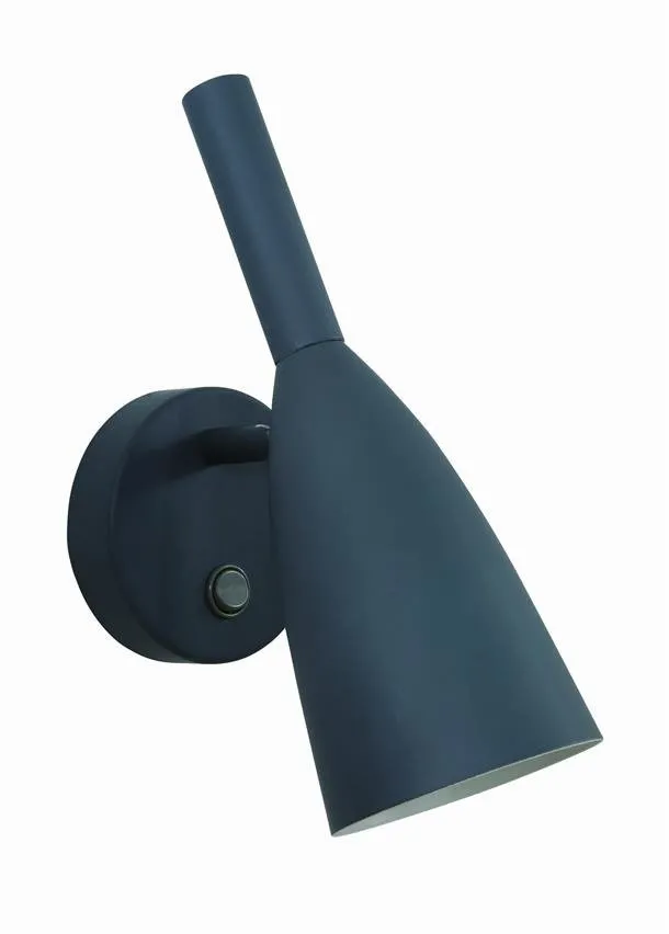 Wandleuchte Solingrau E14 Tuba Light Prestige LP-181 / 1W GR