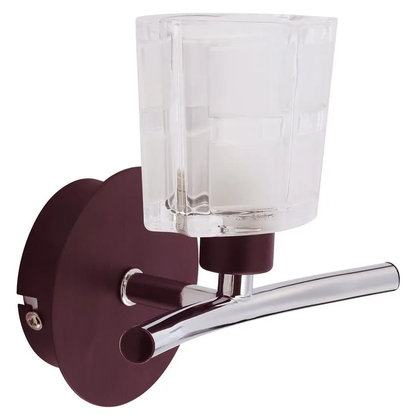 Wandleuchte Vaso G9 Wenge Glas LP-3610 / 1W Light Prestige