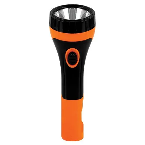 Wiederaufladbare TRAMP LED-Taschenlampe 1W orange schwarz Struhm