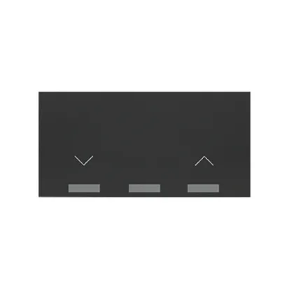 Wippe iO Jalousietaster matt schwarz Simon 100