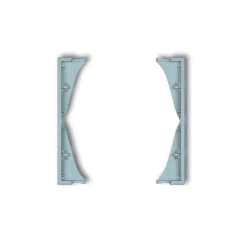 Zwischenrahmen für Doppelsteckdosen azurblau (Serie/Kategorie: ERGÄNZENDE PRODUKTE) 48MRP-2