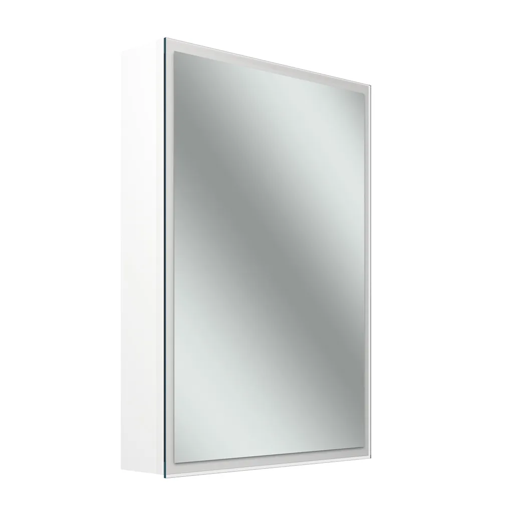 Schneider Spiegelschrank „GLOWD2W“ in weiß