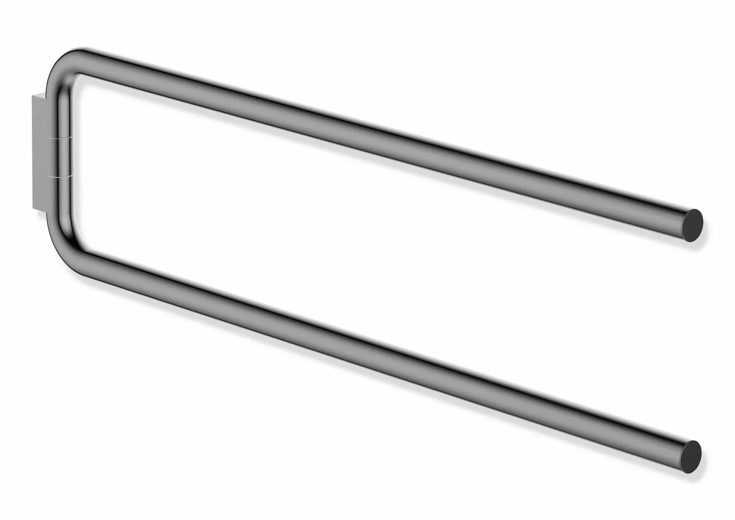 Handtuchhalter, Edelstahl, PVD beschichtet, zweiarmig, Länge 444 mm, Haltearmdurchmesser 15 mm, in Farbe CK (Messing glänzend)