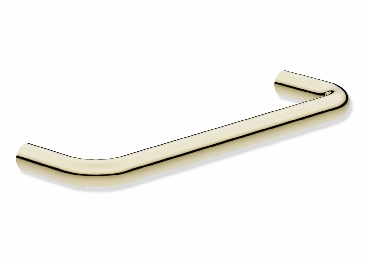 HEWI Handtuchhalter „Serie 480“, Befestigung verdeckt, 1-armig in Messing glänzend