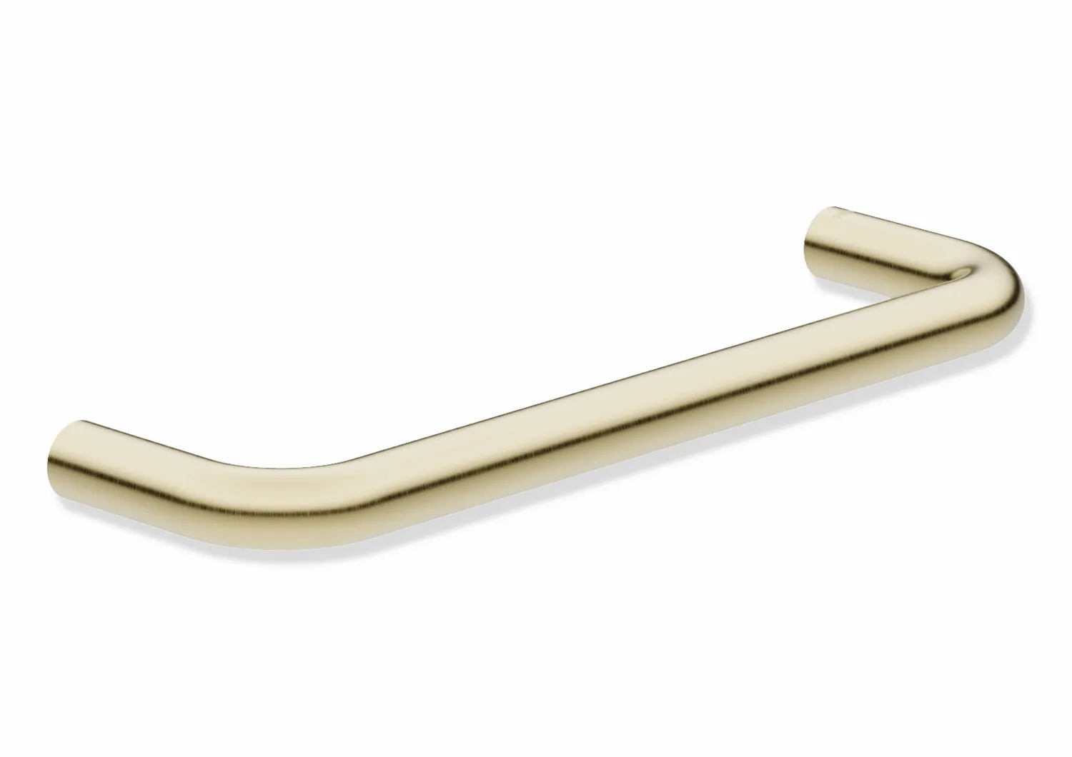 HEWI Handtuchhalter „Serie 480“, Befestigung verdeckt, 1-armig in Messing gebürstet