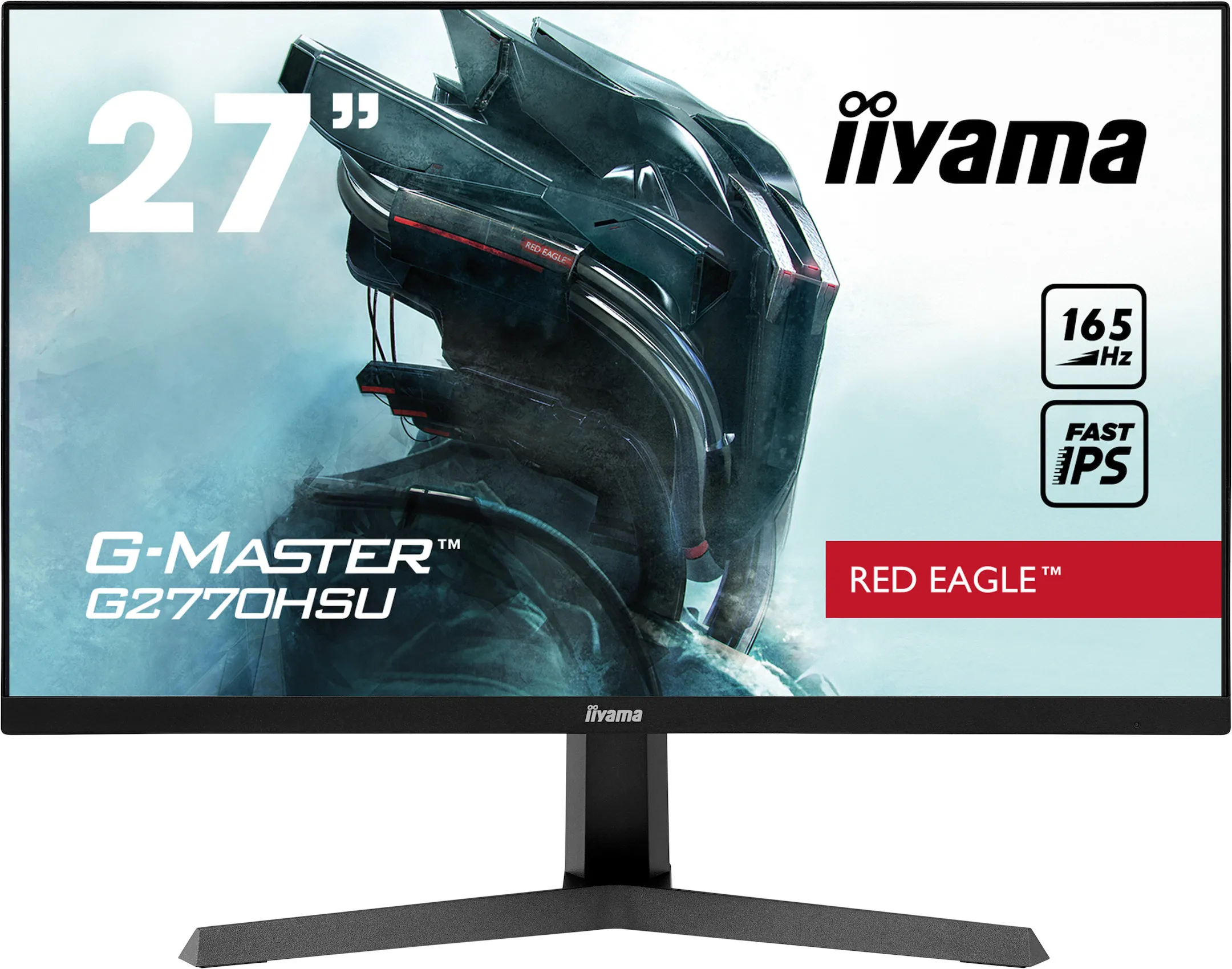 iiyama G-MASTER G2770HSU-B1 27" IPS Monitor, 1920 x 1080 Full HD, 165Hz, 0,8ms