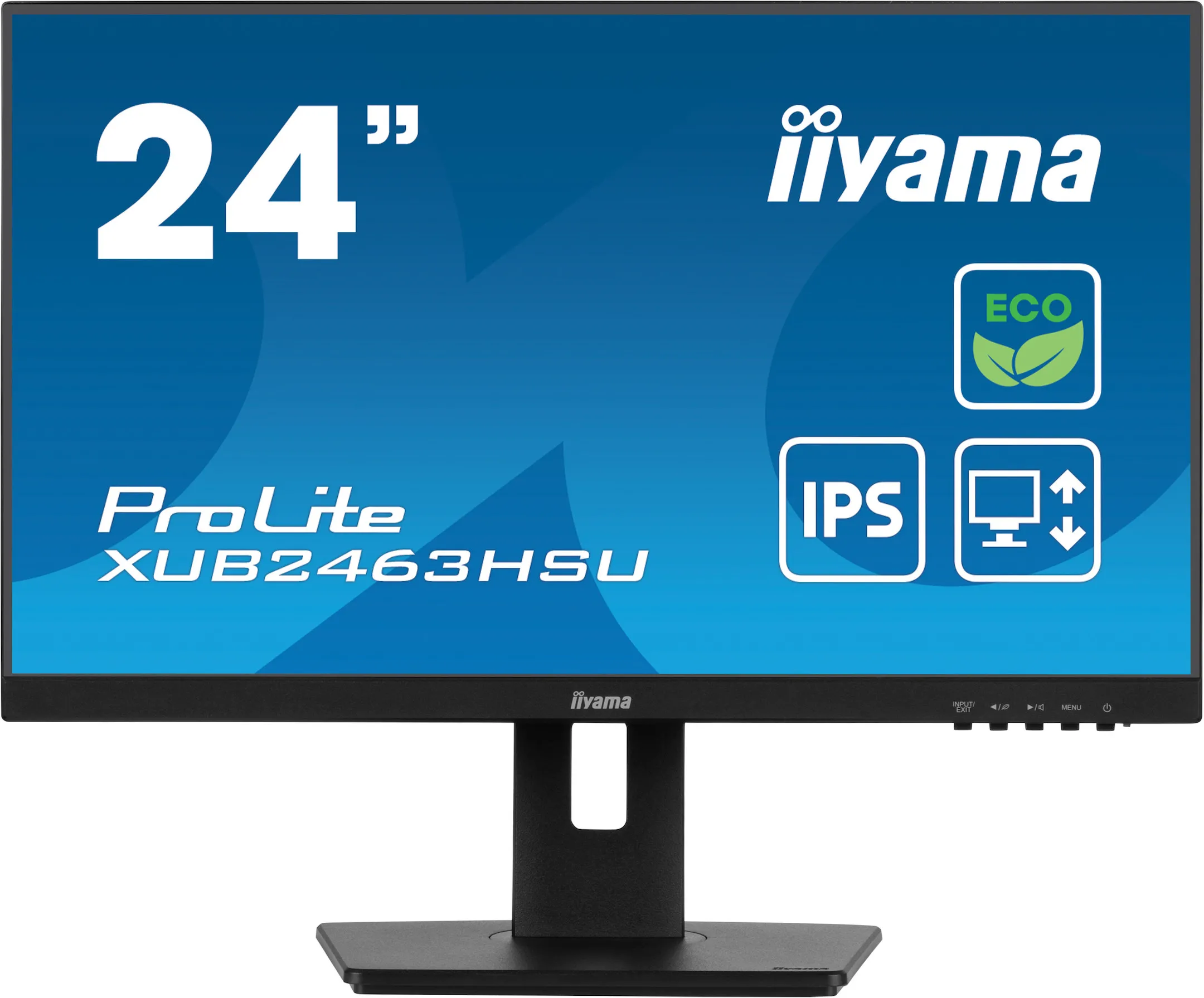 iiyama XUB2463HSU-B1 24" IPS Monitor, 1920 x 1080 Full HD, 100Hz, 3ms