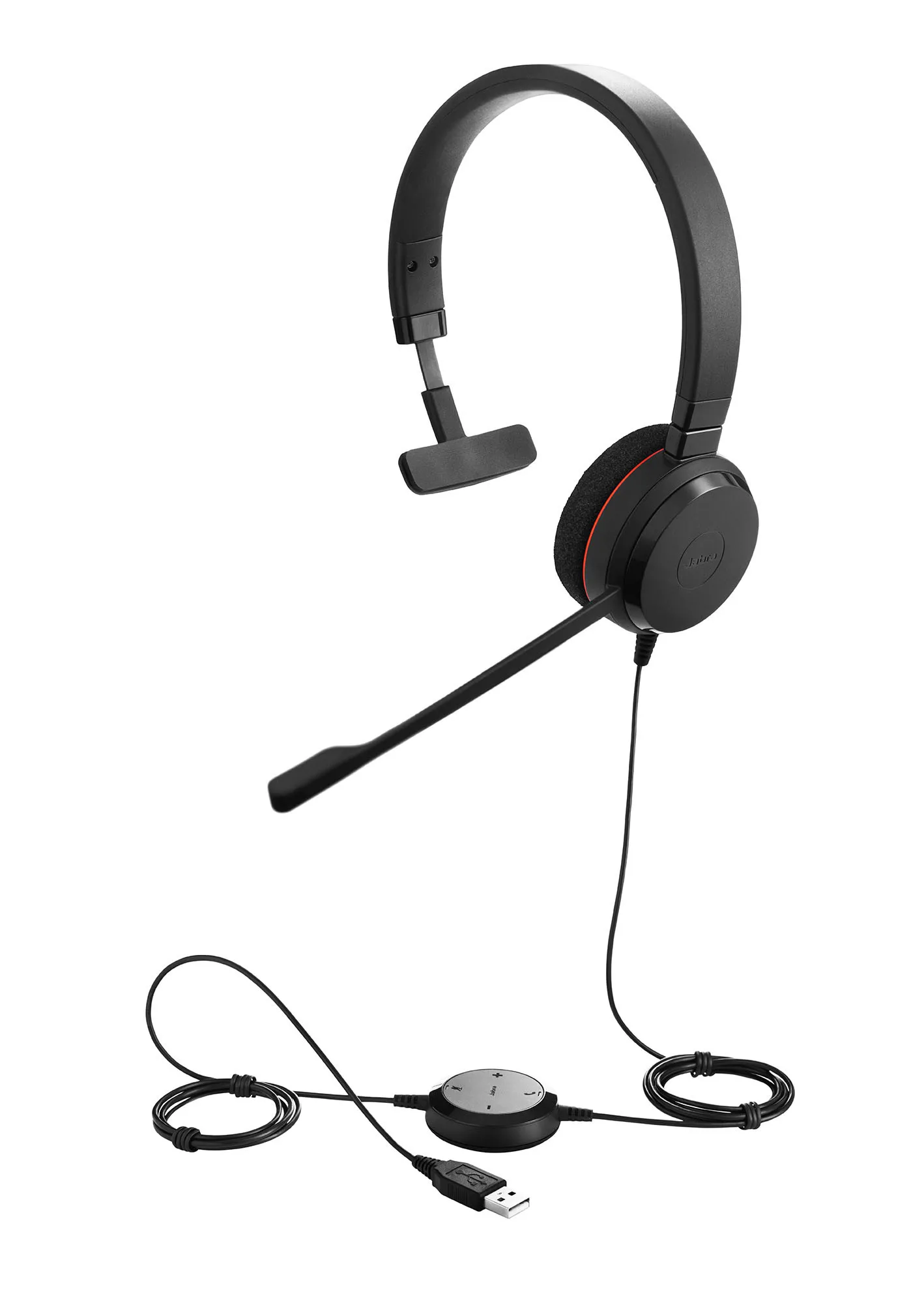 Jabra Evolve 20 UC schnurgebundenes Mono Headset für VoIP-Softphone