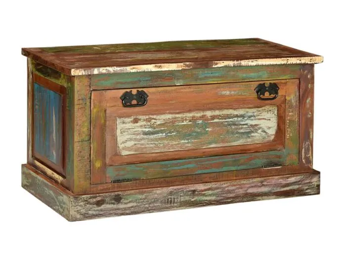 Schuhbank Altholz Massiv