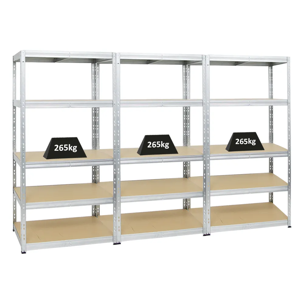 Mega Deal | 3x Schwerlastregal Tiger | HxBxT 180x90x60 cm |  Fachlast 265kg | Verzinkt