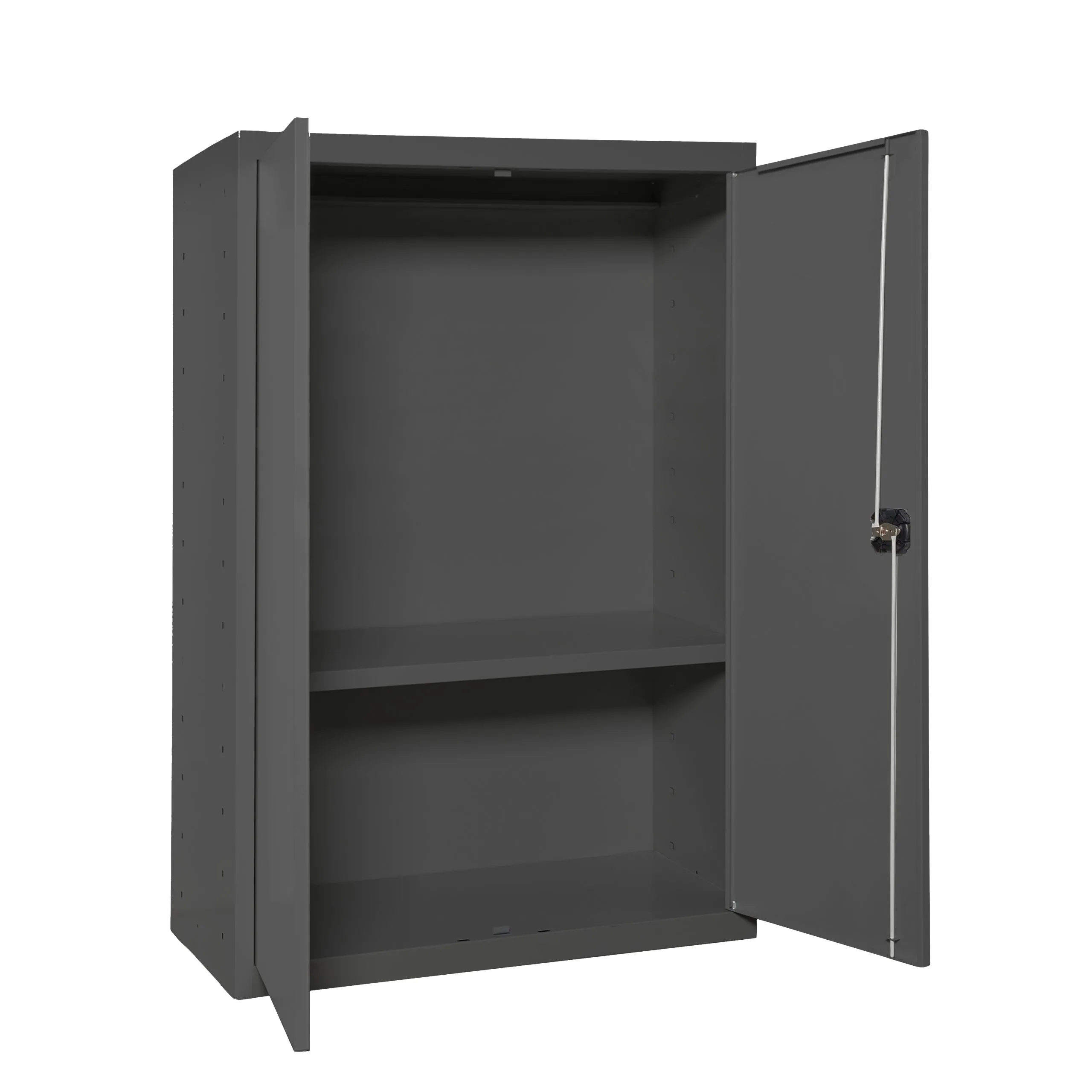 Stahlschrank AMEGO | HxBxT 90x80x40cm | 1x Fachboden | Anthrazit-Anthrazit
