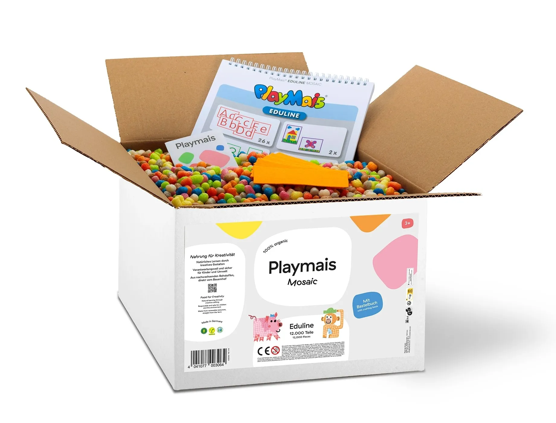 Playmais “EDULINE MOSAIC”, Set aus 12.000 Bausteinen aus Mais