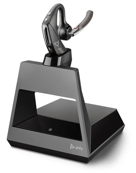 Poly Voyager 5200 Office Bluetooth Mono Headset für Tischtelefon, Mobiltelefon und PC mit USB-C für Microsoft Teams