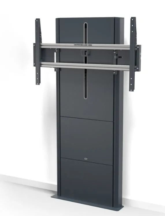 SMS Presence Wall/Floor - motorisch höhenverstellbare Boden-Wandhalterung - Update 2021 - bis 98" | max. VESA 1000x600 | Traglast 150kg | darkgrey
