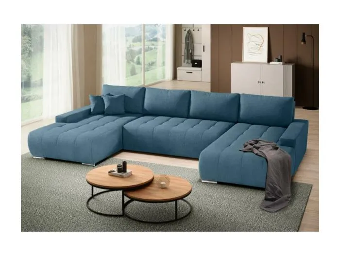 WOHNLANDSCHAFT Draco U blau