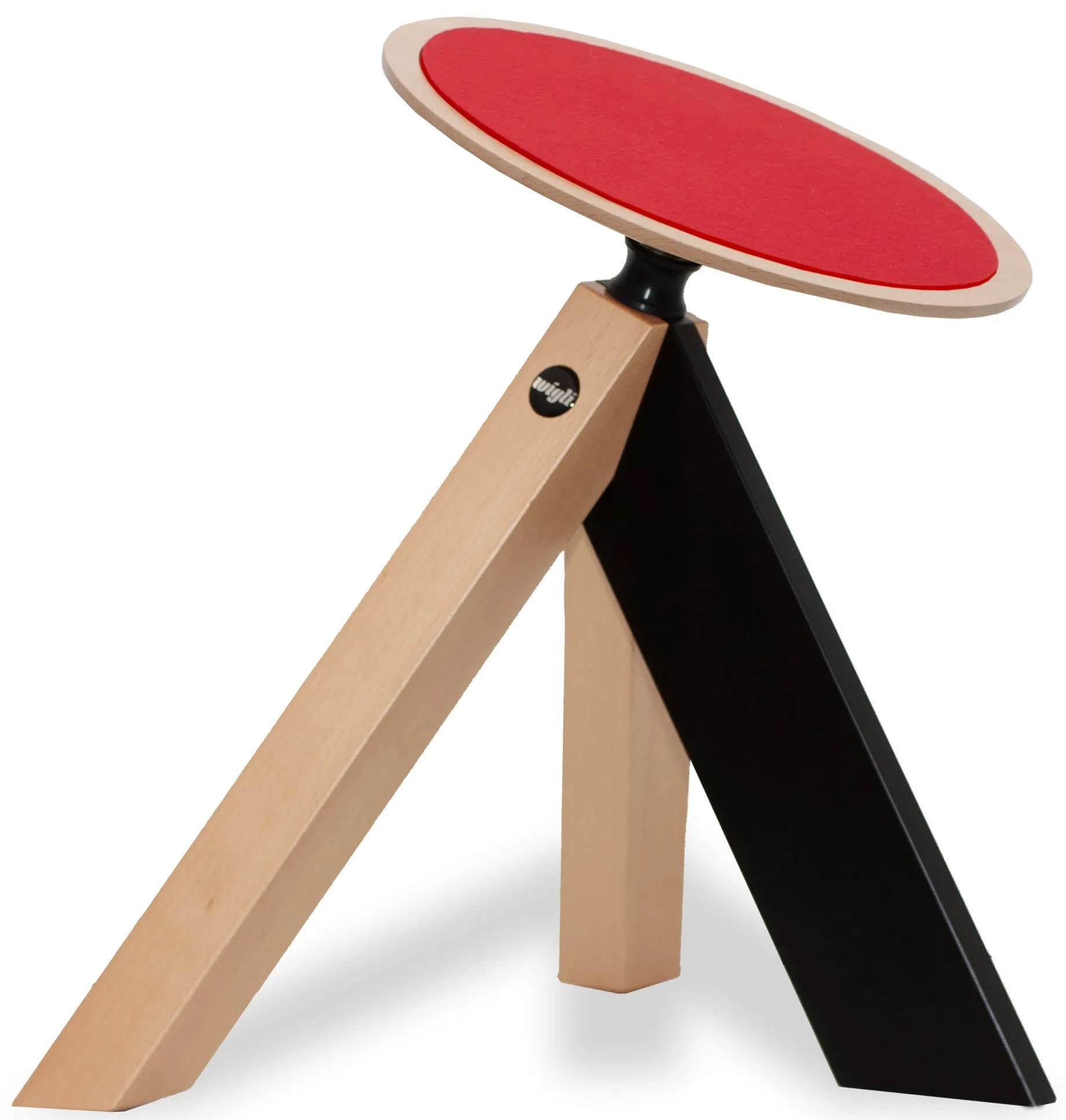 Wigli One, ergonomischer Hocker mit gefilztem Sitz für eine aktive Sitzhaltung