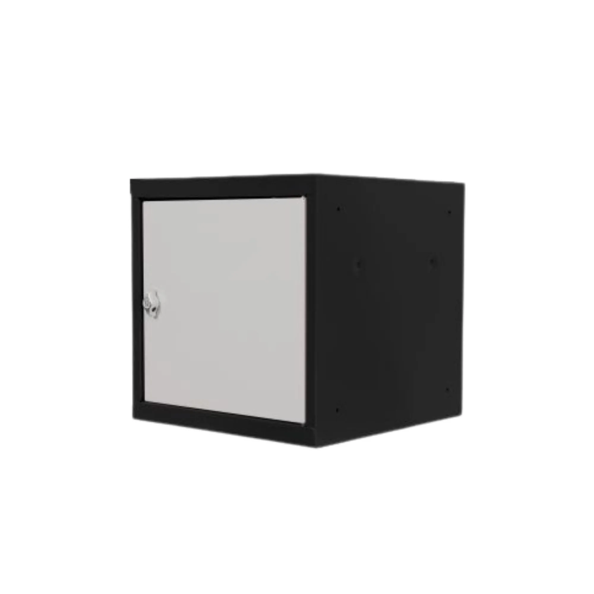 Schließfachwürfel Blocky mit Drehriegelschloss für Vorhängeschloss | HxBxT 40x40x40cm | Anthrazit/Lichtgrau