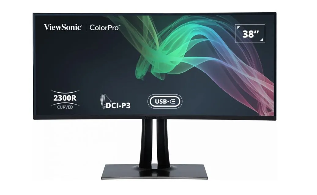 ViewSonic VP3881A 38" IPS Monitor, 3840 x 2160 4K UHD, 100Hz, 5ms